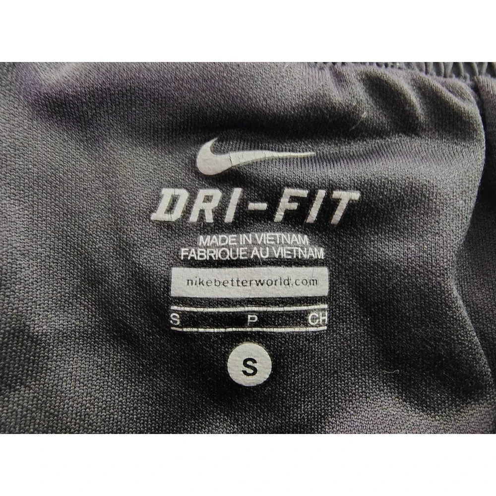 Nike Dri Fit Tempo Womens Running Shorts S Black Brief Lined Mesh Trim‎ Athletic